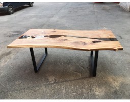 Стол река черного цвета с рекой-foto7