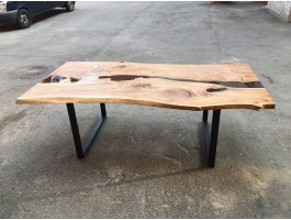 Стол река черного цвета с рекой-foto7