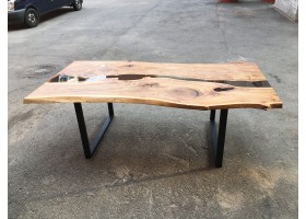 Стол река черного цвета с рекой-foto7