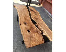 Стол река черного цвета с рекой-foto6