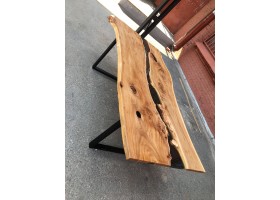 Стол река черного цвета с рекой-foto8