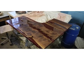 Угловой рабочий эпоксидный стол река-foto5