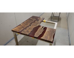 Угловой рабочий эпоксидный стол река-foto3