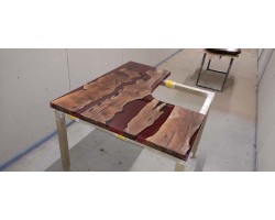 Угловой рабочий эпоксидный стол река-foto6