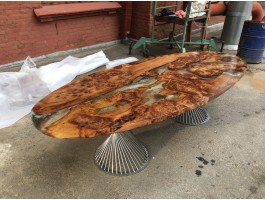 Эпоксидный стол река из слэбов на кухню-foto10