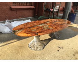 Эпоксидный стол река из слэбов на кухню-foto7