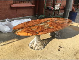 Эпоксидный стол река из слэбов на кухню-foto7