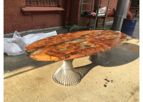 Эпоксидный стол река из слэбов на кухню-foto7