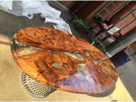 Эпоксидный стол река из слэбов на кухню-foto6