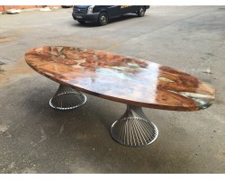 Эпоксидный стол река из слэбов на кухню-foto2