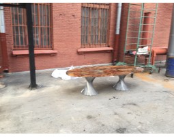 Эпоксидный стол река из слэбов на кухню-foto9