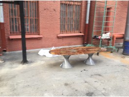 Эпоксидный стол река из слэбов на кухню-foto9