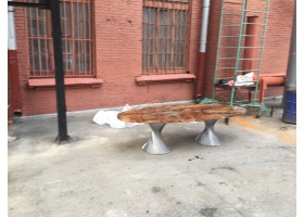 Эпоксидный стол река из слэбов на кухню-foto9