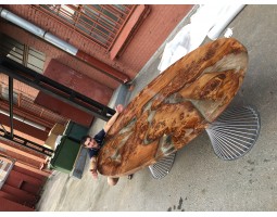 Эпоксидный стол река из слэбов на кухню-foto8