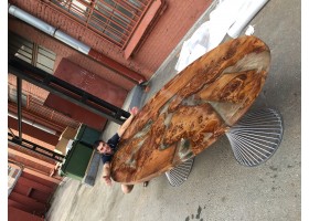 Эпоксидный стол река из слэбов на кухню-foto8